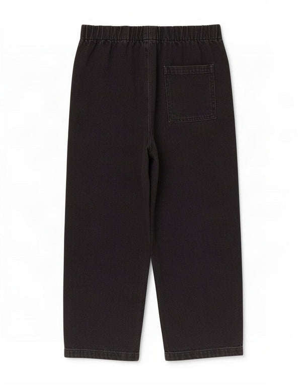 Zara Γυναικείο τζιν κωνικό Crop Small W26 L24 Μαύρο βαμβακερό