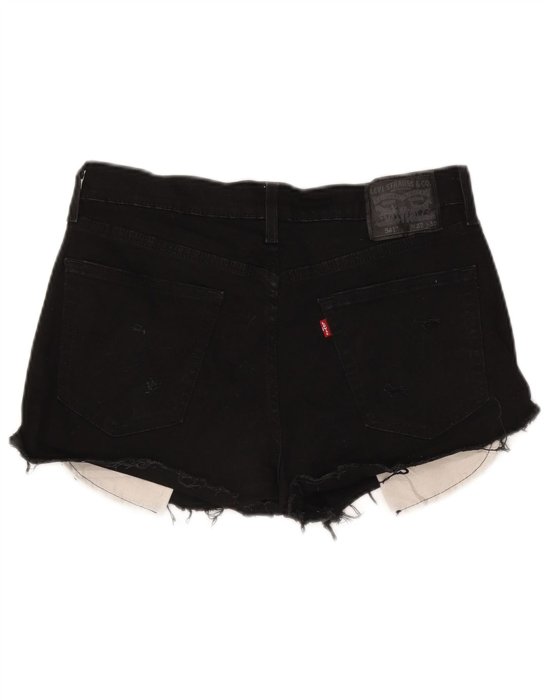 Γυναικείο Σορτς Levi's 541 Τζιν W32 μεγάλο μαύρο βαμβακερό