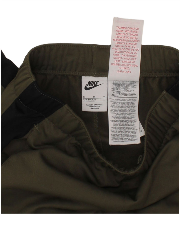 NIKE Girls Climacool Tracksuit Trousers Joggers 10-11 Years Medium Khaki