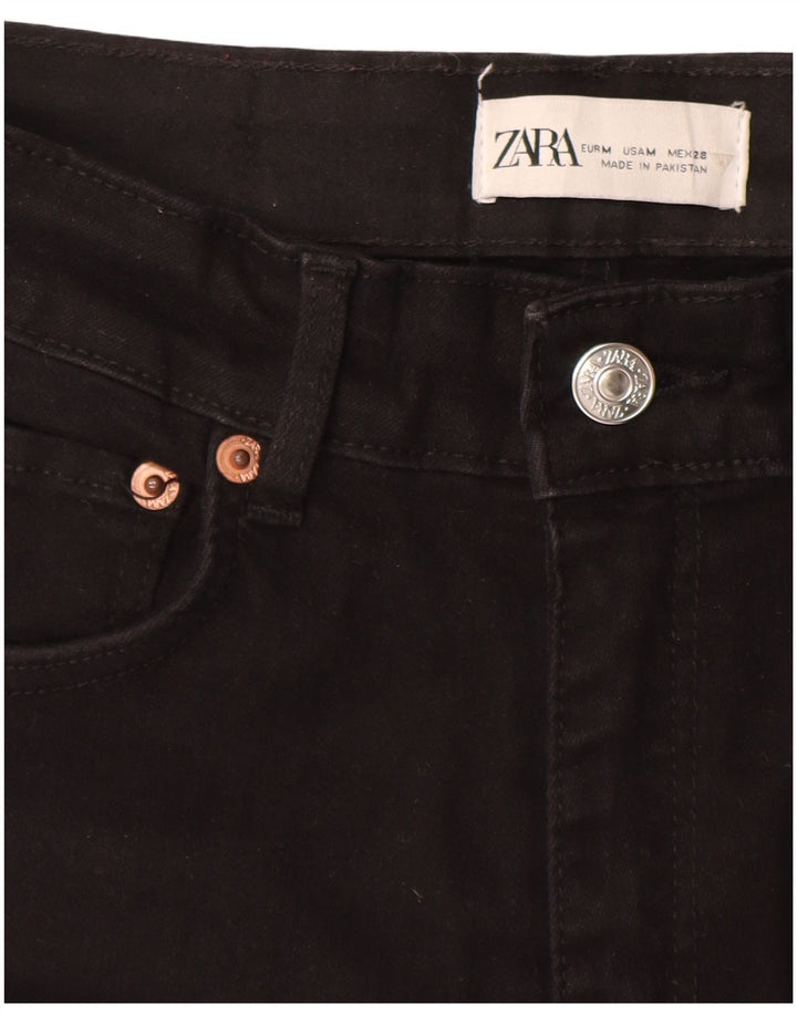 Zara Γυναικείο Skinny Jeans Medium W28 L28 Μαύρο