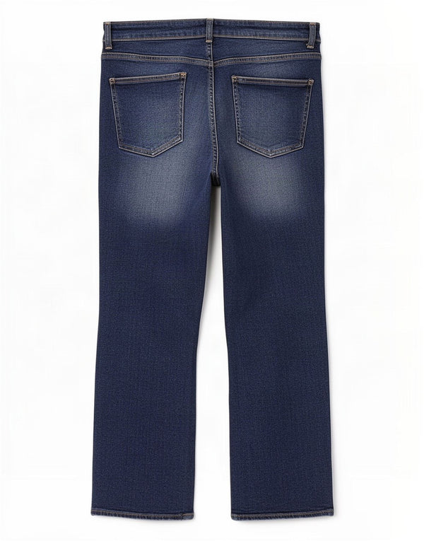 Zara Γυναικείο Straight Jeans EU 46 2XL W36 L26 Blue