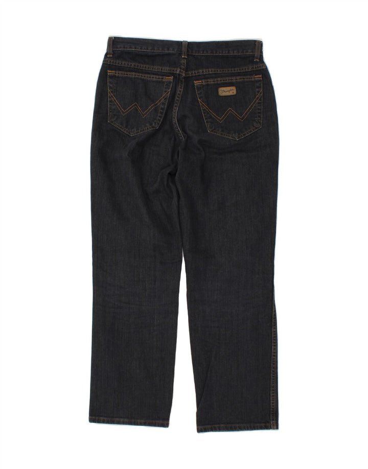 Ανδρικό τζιν WRANGLER ίσιο W32 L30 Navy Blue Cotton