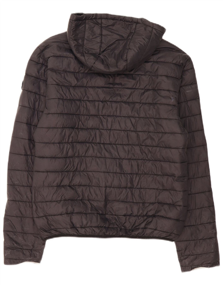 Carrera Ανδρικό μπουφάν με κουκούλα UK 38 Medium Black Polyamide