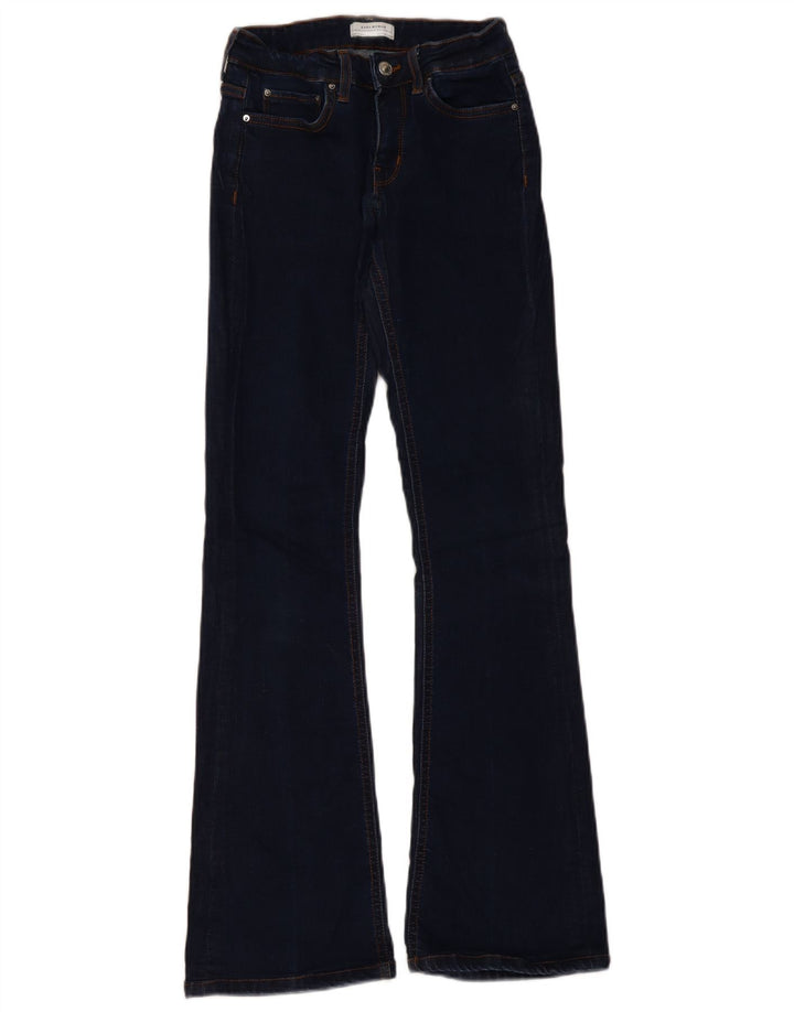 ZARA Γυναικείο Τζιν με φλάντζα EU 34 2XS W24 L31 Μπλε