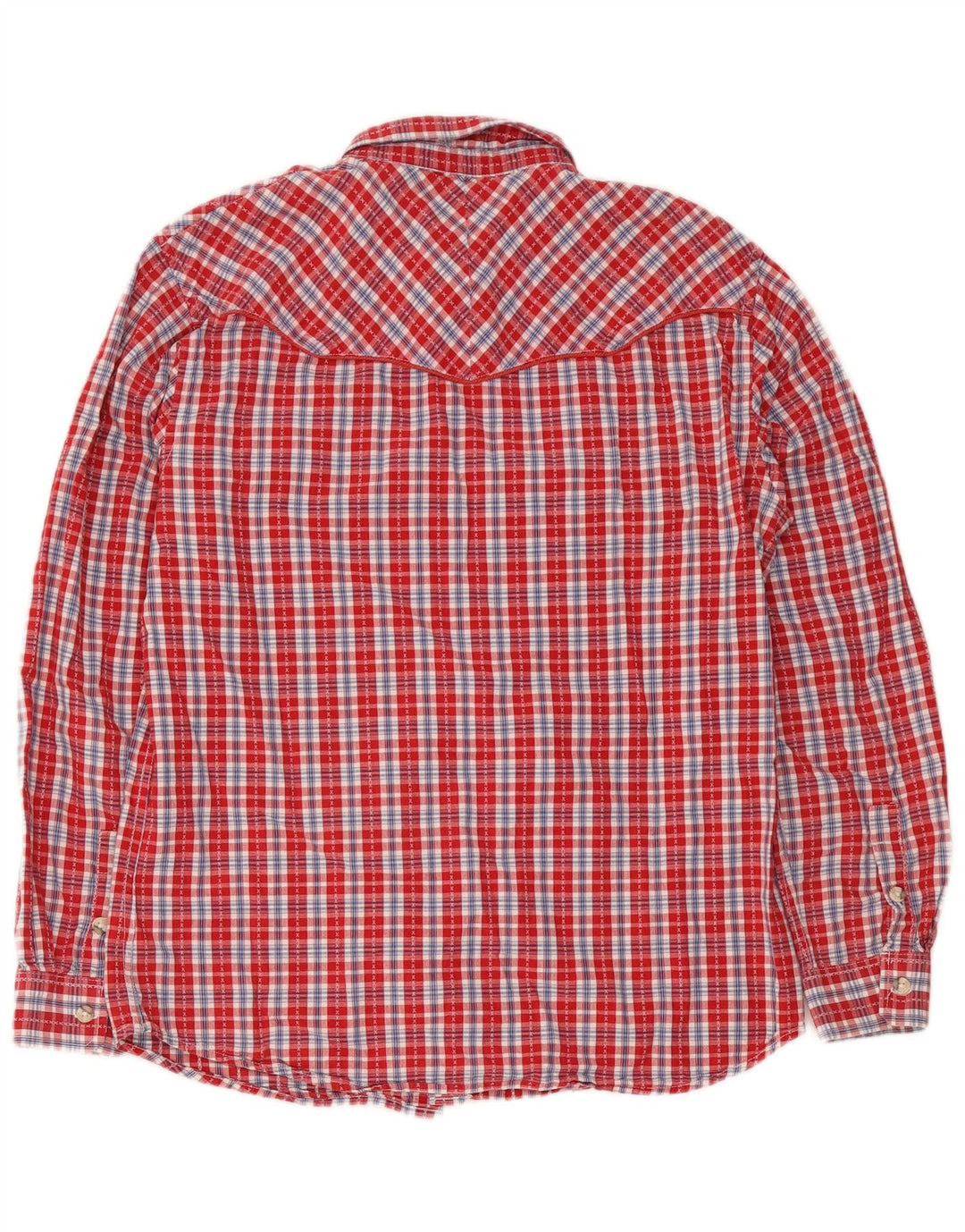 Ανδρικό πουκάμισο Wrangler Regular Fit XL Red Check Cotton