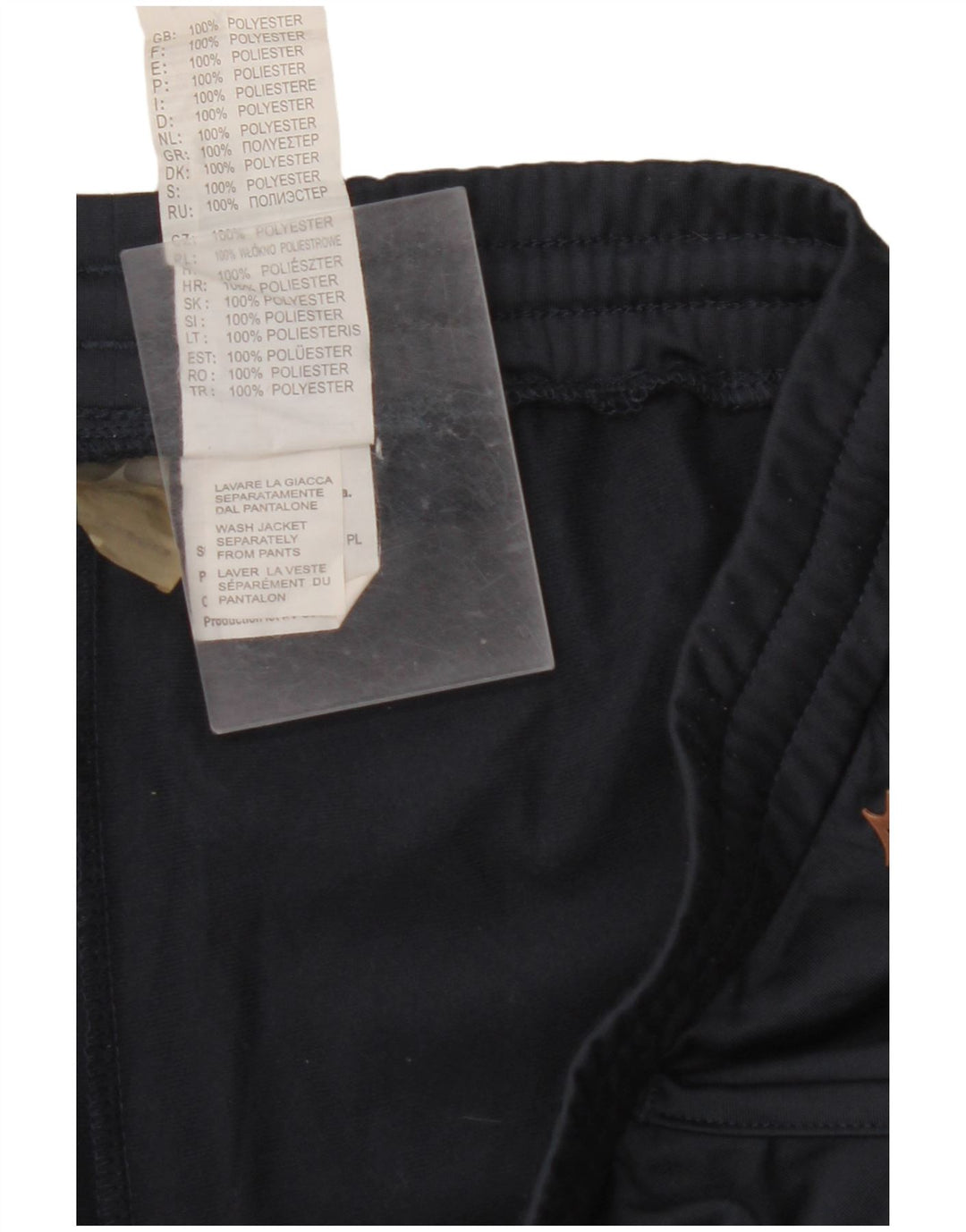 Ανδρική αθλητική φόρμα LOTTO Παντελόνι XL Navy Blue Polyester