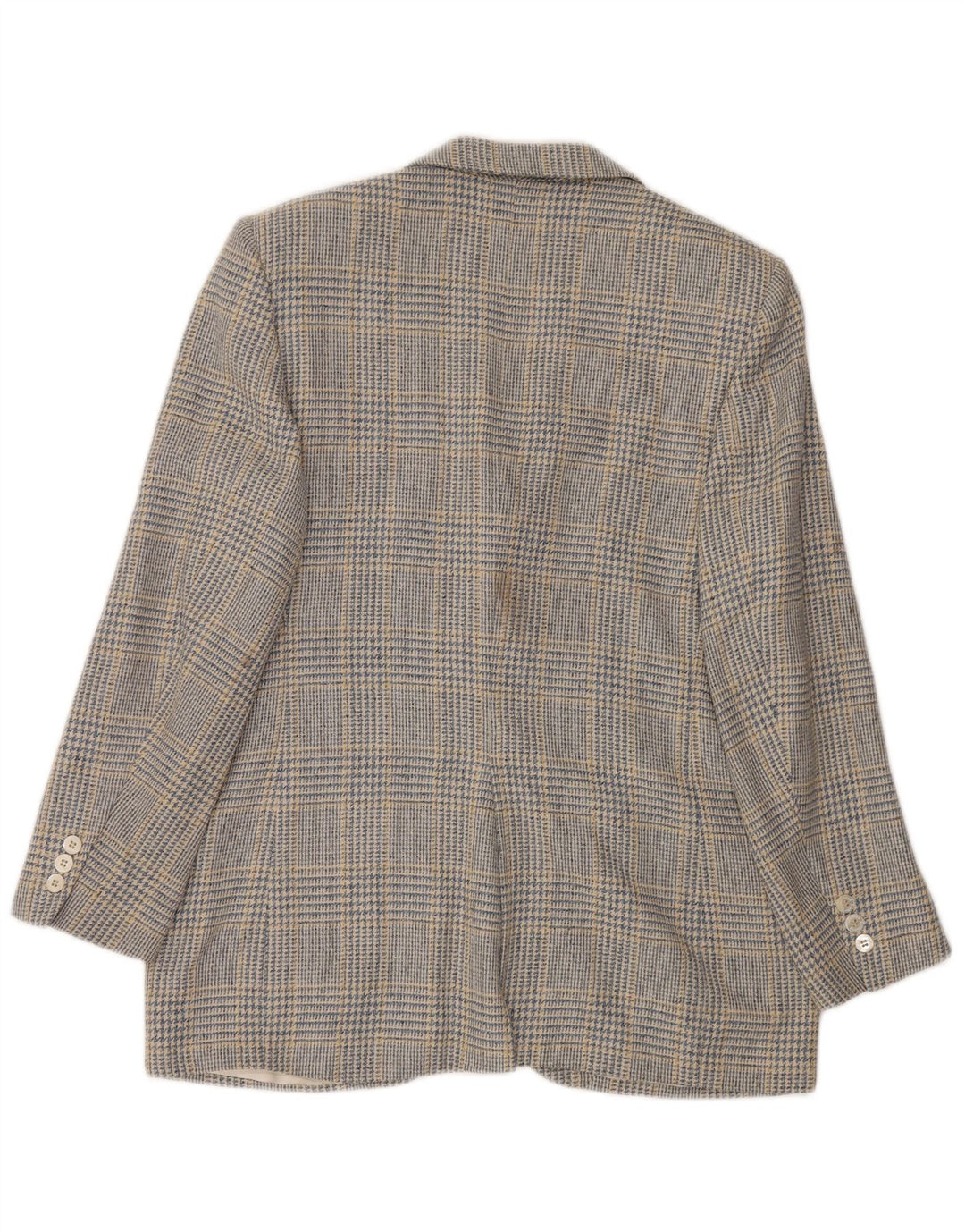 Burberrys Γυναικείο σακάκι με 3 κουμπιά UK 12 Medium Blue Houndstooth