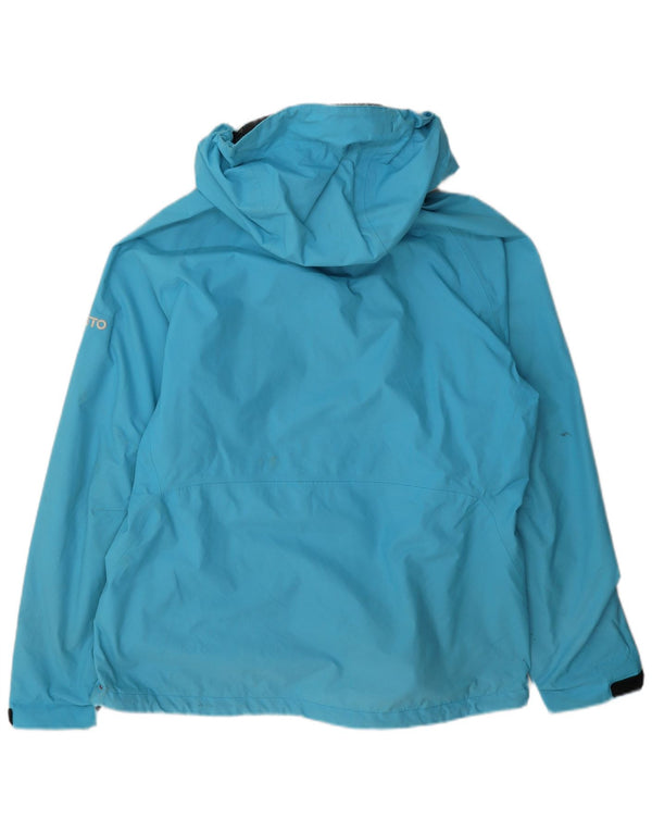 Musto Γυναικείο μπουφάν βροχής με κουκούλα UK 16 Large Blue Polyamide