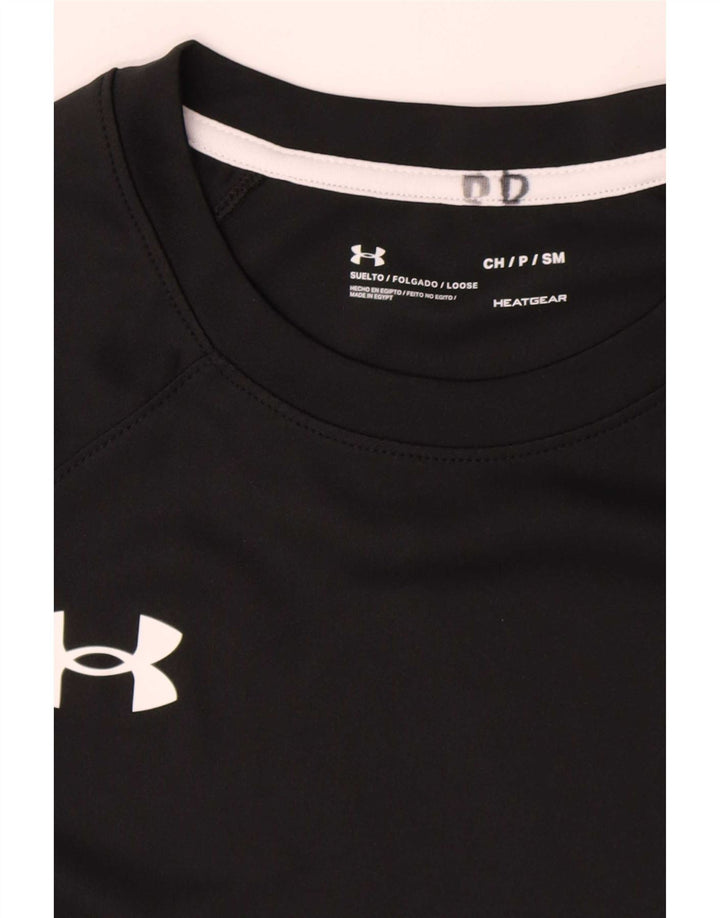 Ανδρικό μπλουζάκι Under Armour Heat Gear Top Μικρό Μαύρο Πολυεστέρα