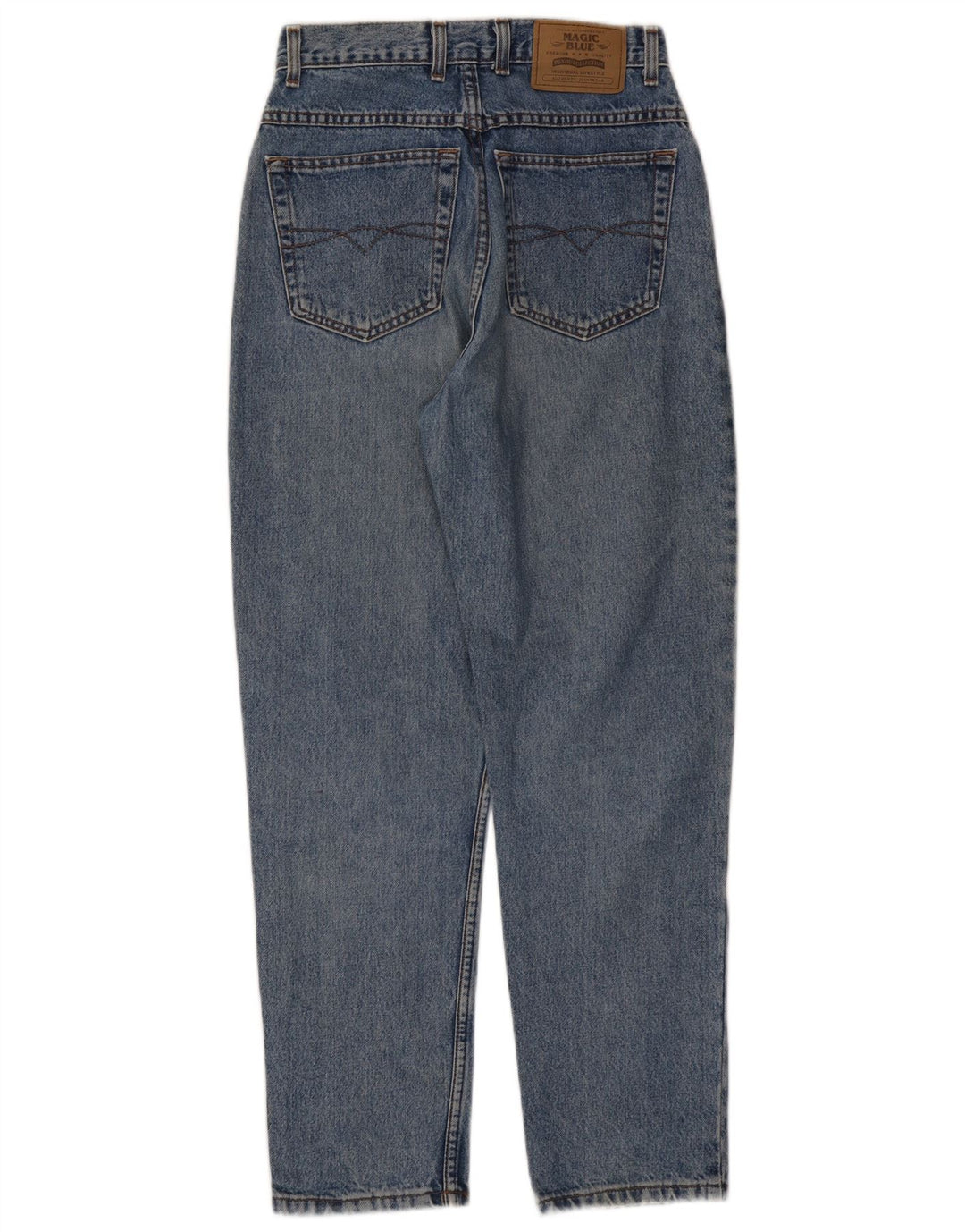 Magic Γυναικείο Tapered Jeans EU 40 Medium W26 L29 Blue Cotton