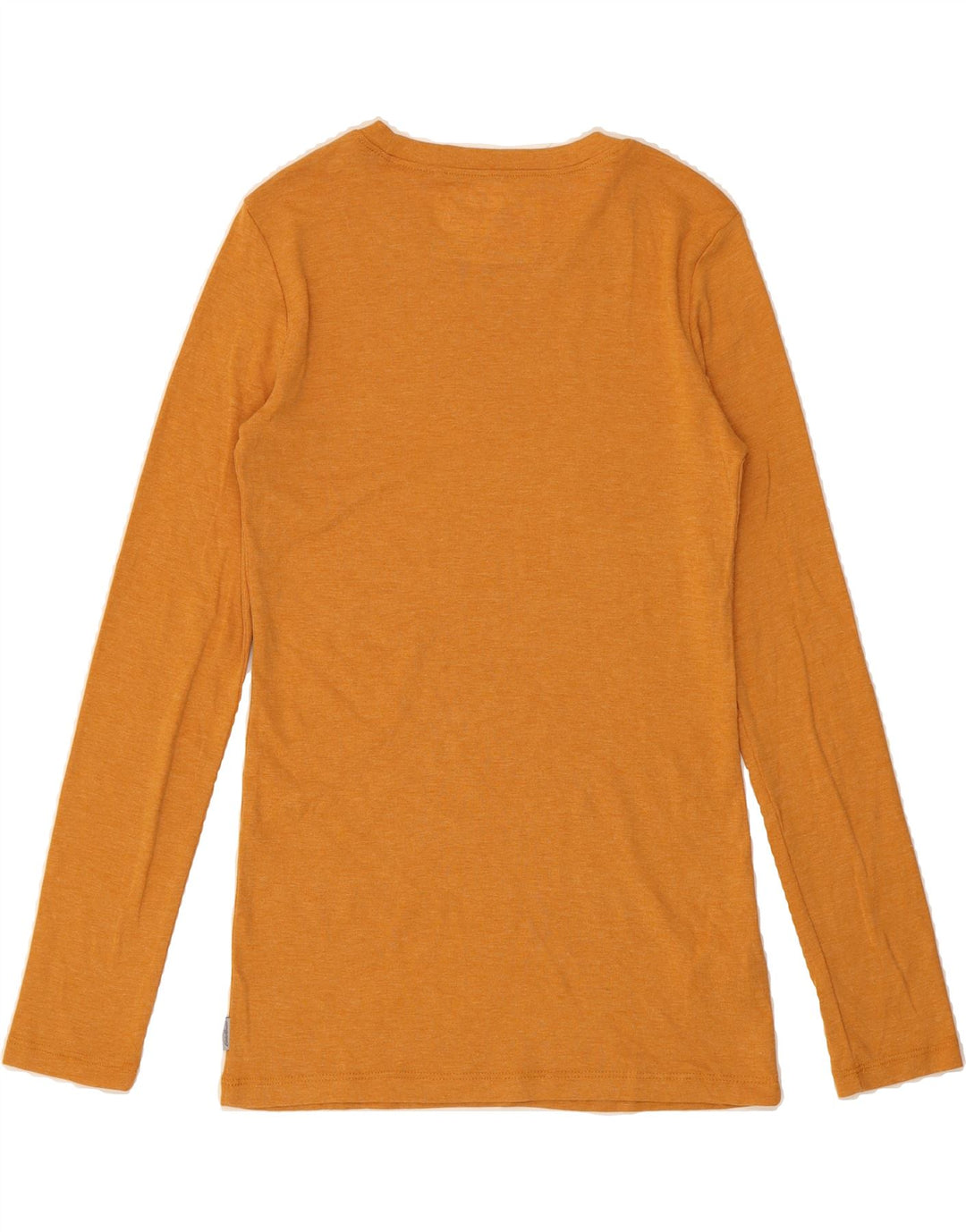 EDDIE BAUER Womens Top Long Sleeve UK 10 Small Yellow Cotton Vintage Eddie Bauer and Second-Hand Eddie Bauer from Messina Hembry 