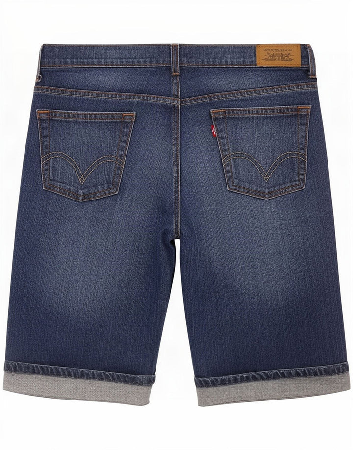 Γυναικείο τζιν σορτς Levi's 515 US 8 Medium W30 Μπλε βαμβακερό