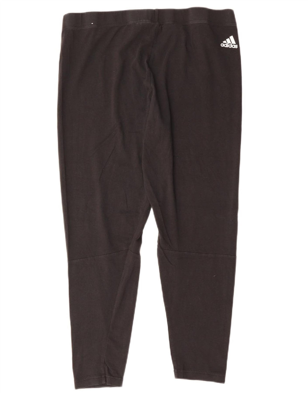 Γυναικεία γραφικά κολάν ADIDAS UK 24/26 2XL Μαύρο βαμβακερό