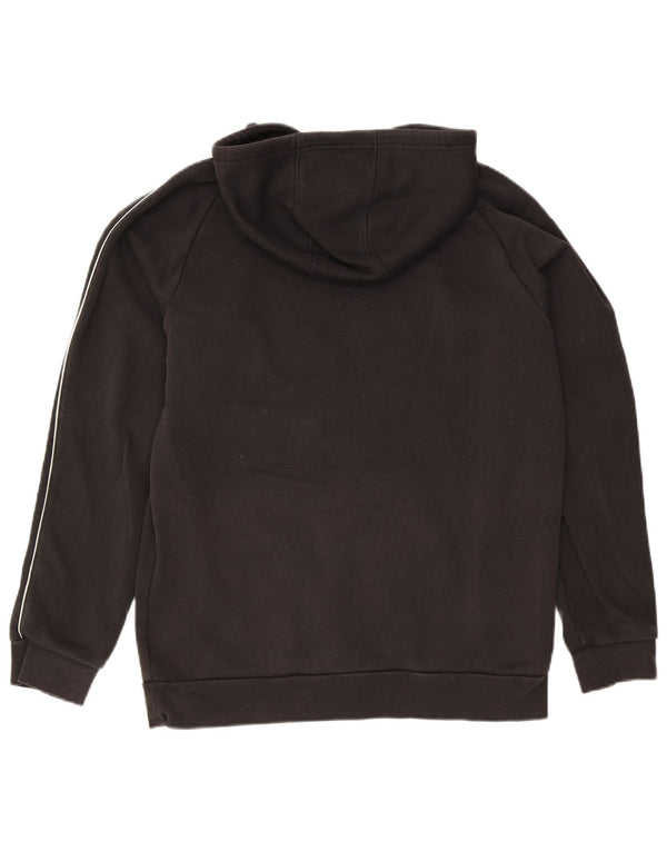 Adidas Ανδρικό Hoodie Jumper Μεγάλο Μαύρο Βαμβακερό