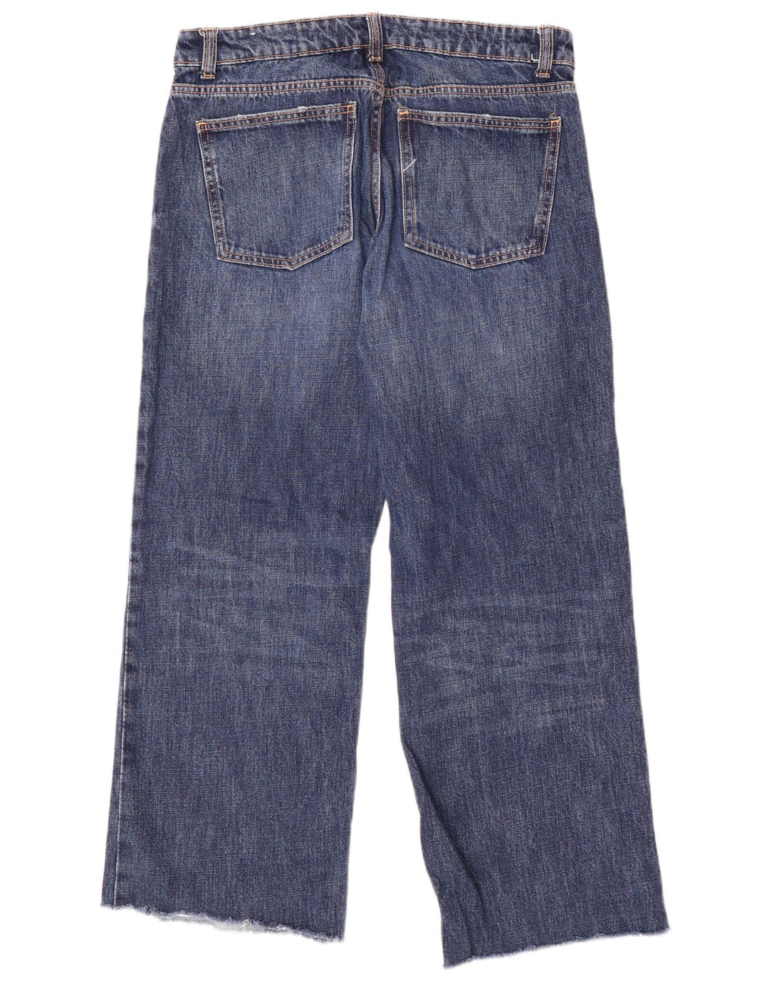Zara Γυναικείο φαρδύ τζιν τζιν EU 40 Medium W30 L29 Μπλε βαμβακερό