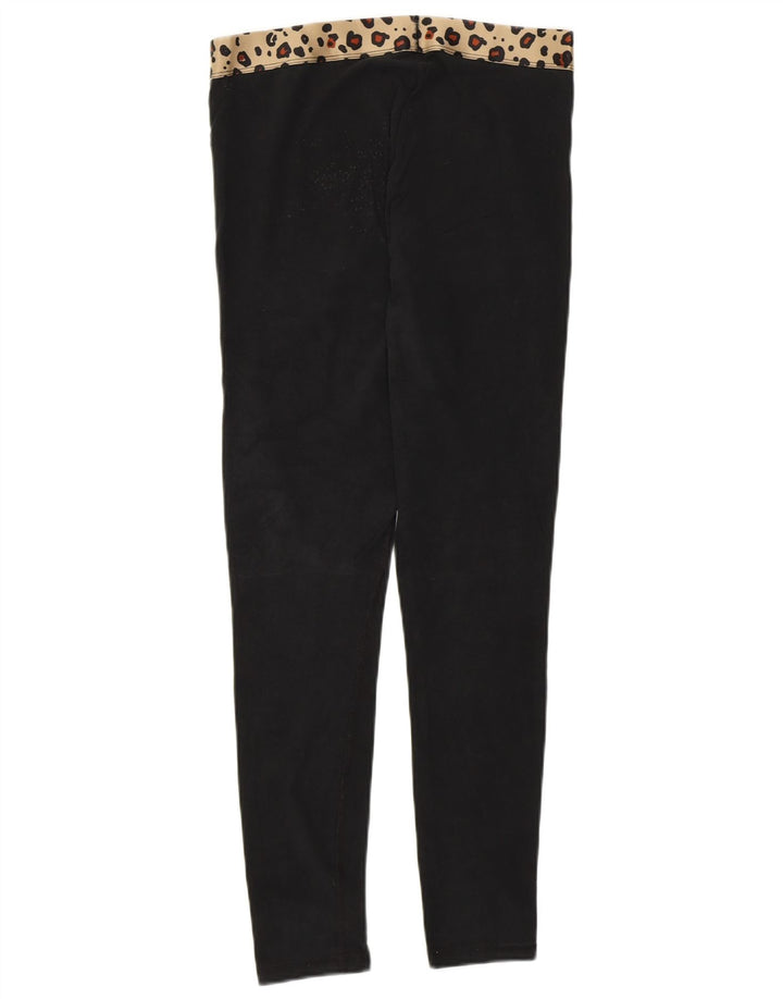 Γυναικεία γραφικά κολάν Champion UK 12 Medium Black Animal print