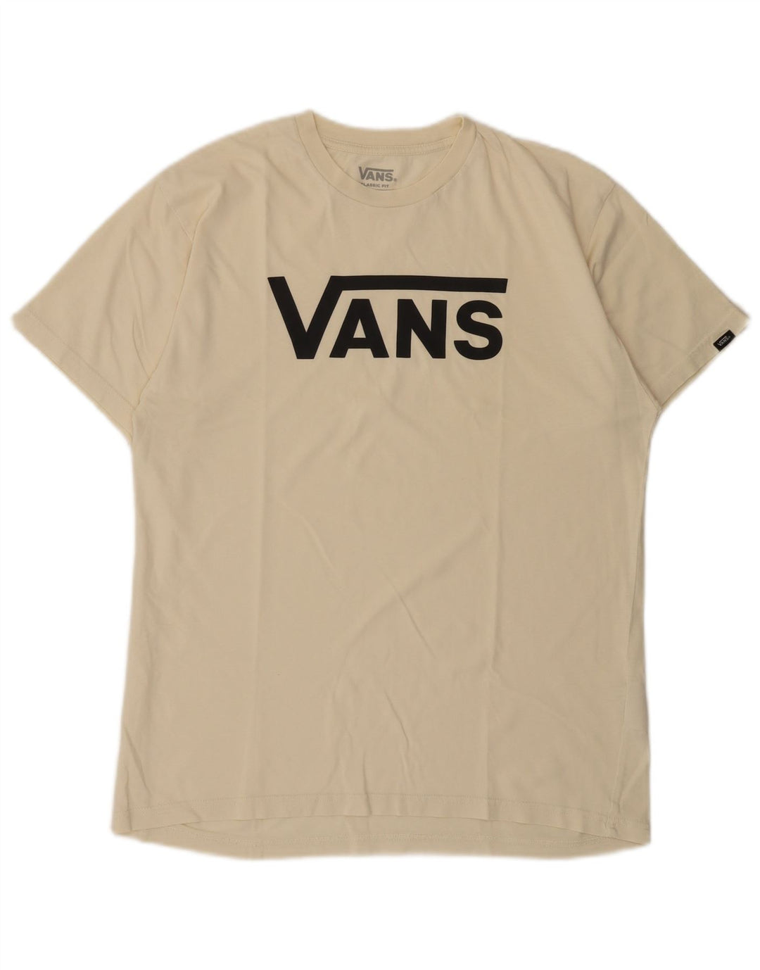 Ανδρικό γραφικό μπλουζάκι Vans Classic Fit Top Βαμβακερό μεσαίο σε λευκό χρώμα