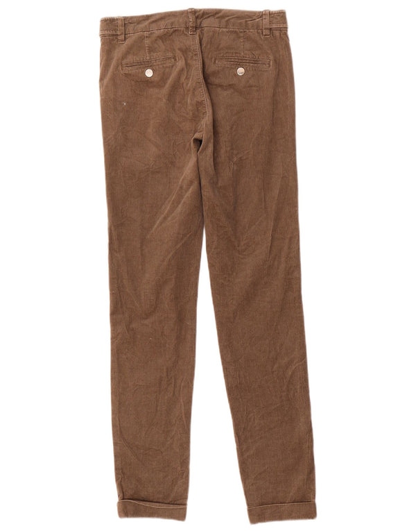Massimo Dutti Γυναικείο παντελόνι Chino EU 36 XS W26 L29 Καφέ ψαροκόκαλο