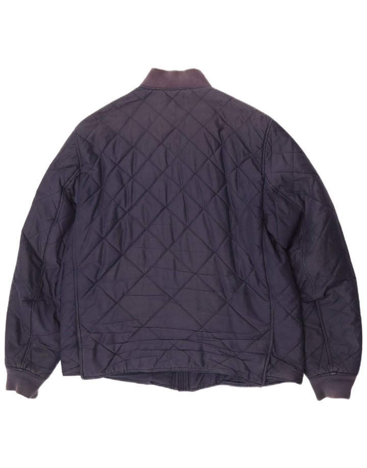 Ανδρικό καπιτονέ μπουφάν Lacoste IT 56 3XL Navy Blue Polyester