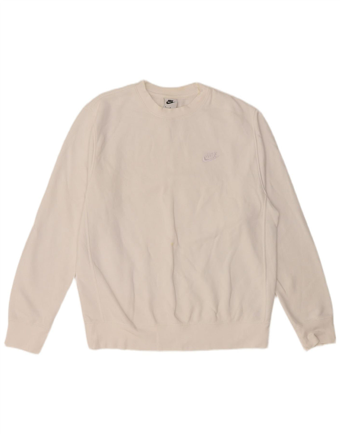 Ανδρικό φούτερ NIKE Jumper, μεσαίο λευκό βαμβακερό