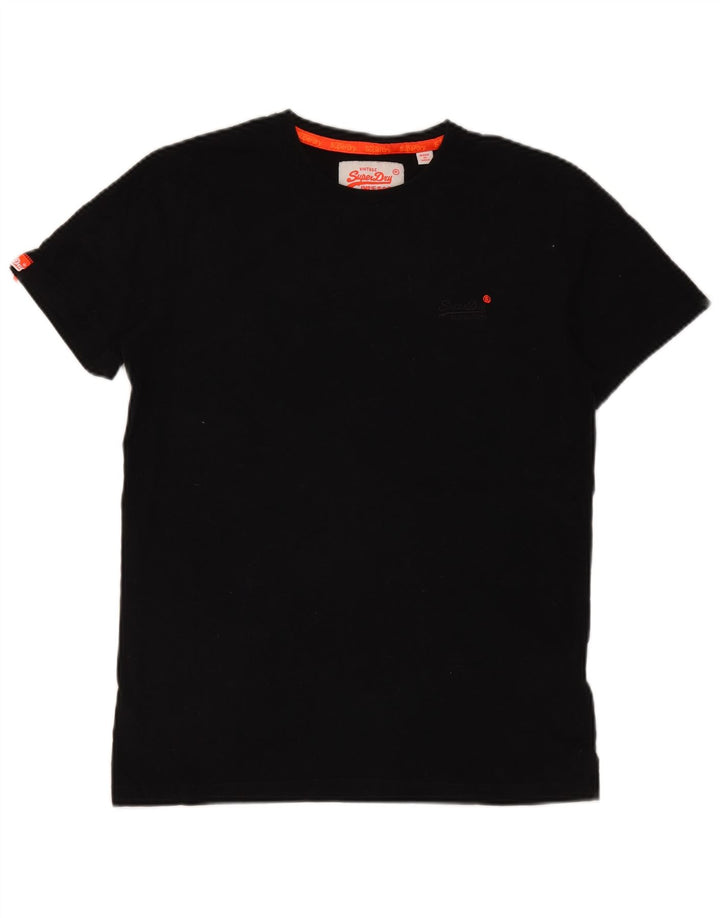 Ανδρικό T-Shirt Superdry Top Μεσαίο μαύρο βαμβακερό