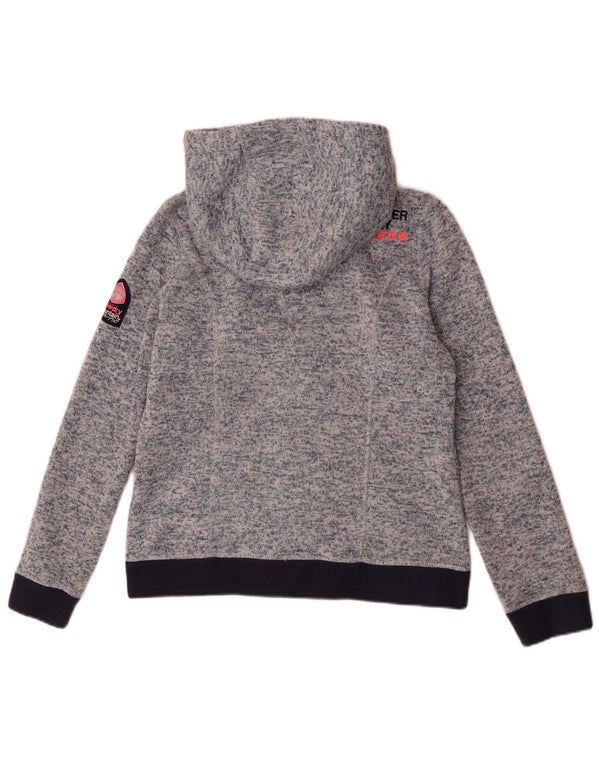 Ανδρικό πουλόβερ με κουκούλα Superdry UK 14 Large Blue Flecked Polyester