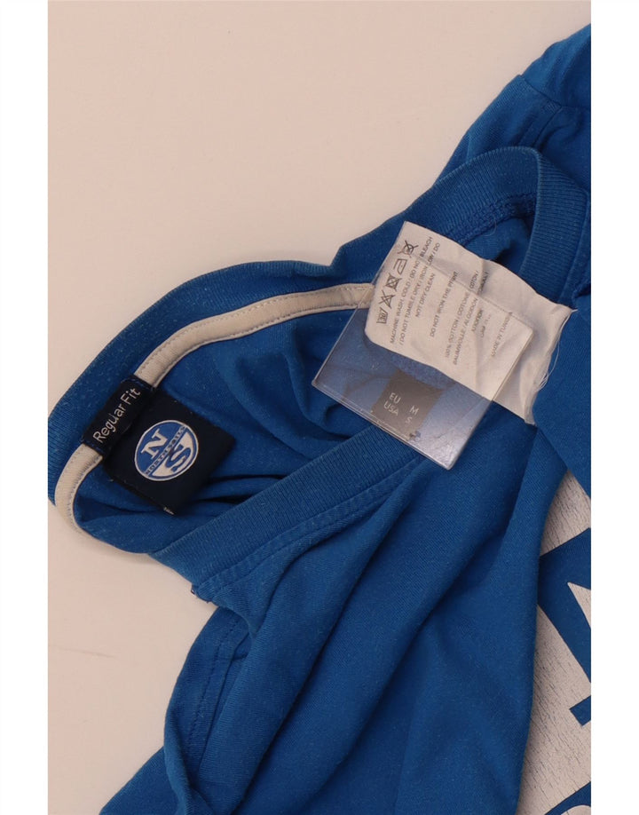 North SAILS Ανδρικό T-Shirt Regular Fit Top Μικρό μπλε βαμβακερό