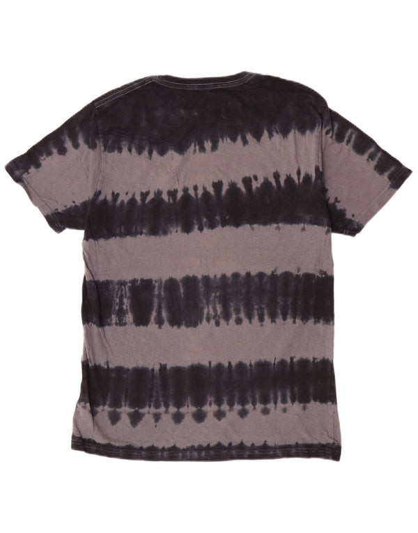 Ανδρικό γραφικό μπλουζάκι Saltrock Top Small Black Tie Dye Cotton