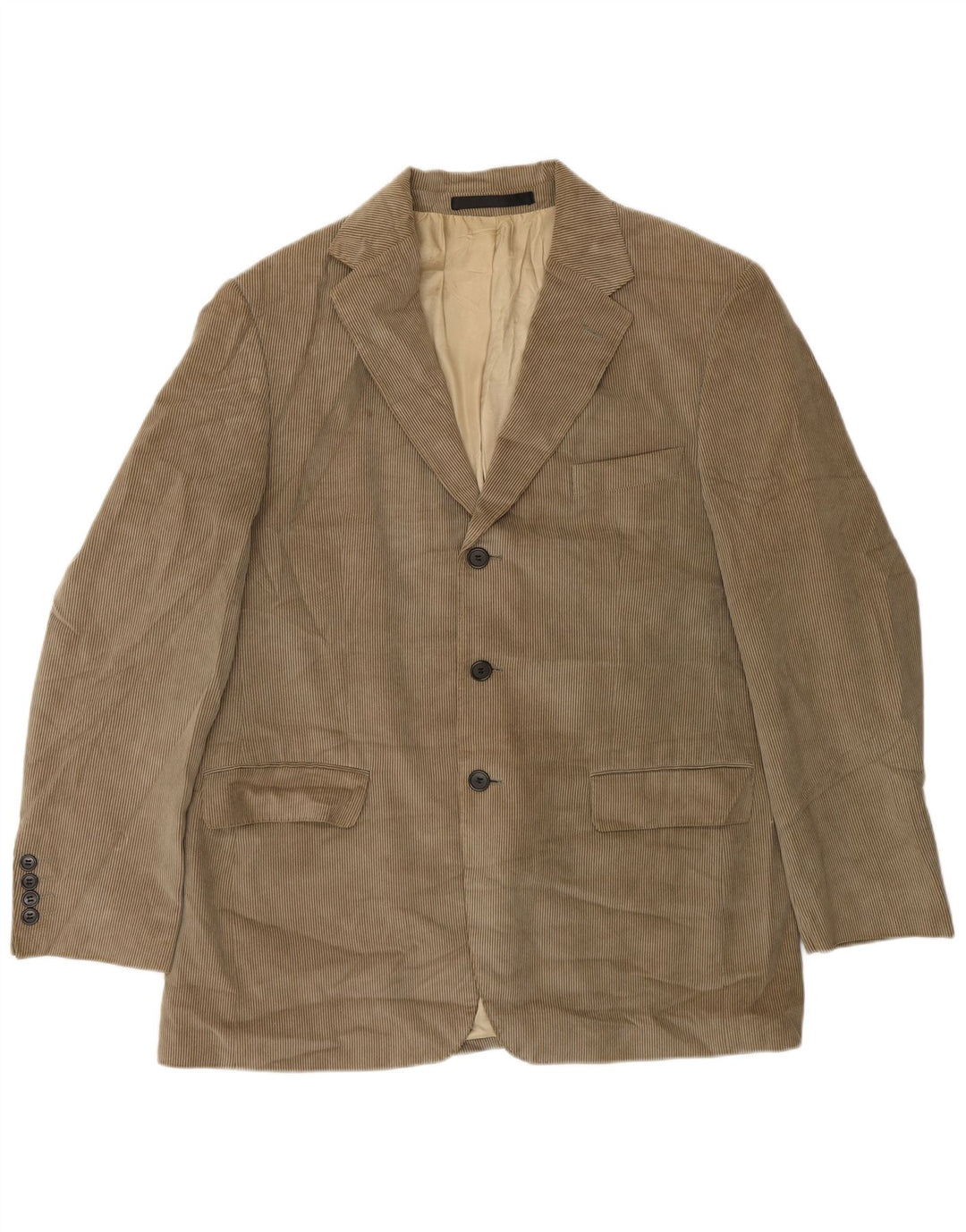 Marks & Spencer Γυναικείο μπλέιζερ 3 κουμπιών μπουφάν UK 42 XL Beige Classic
