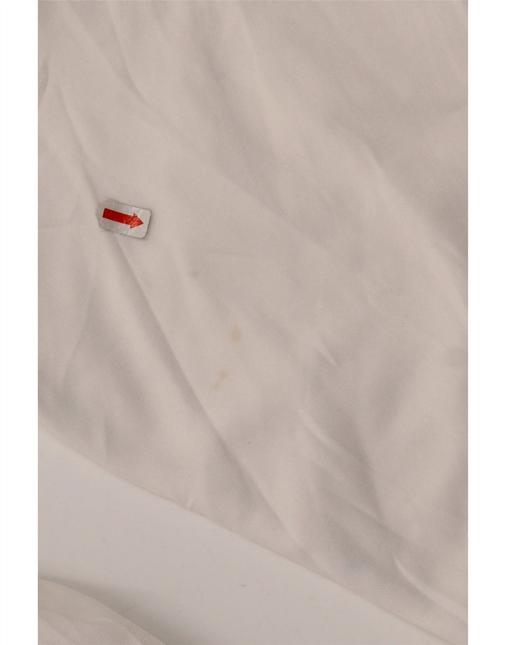 Ανδρική φόρμα γυμναστικής γραφικών ASICS Top Jacket μεσαίου λευκού χρώματος πολυεστέρας