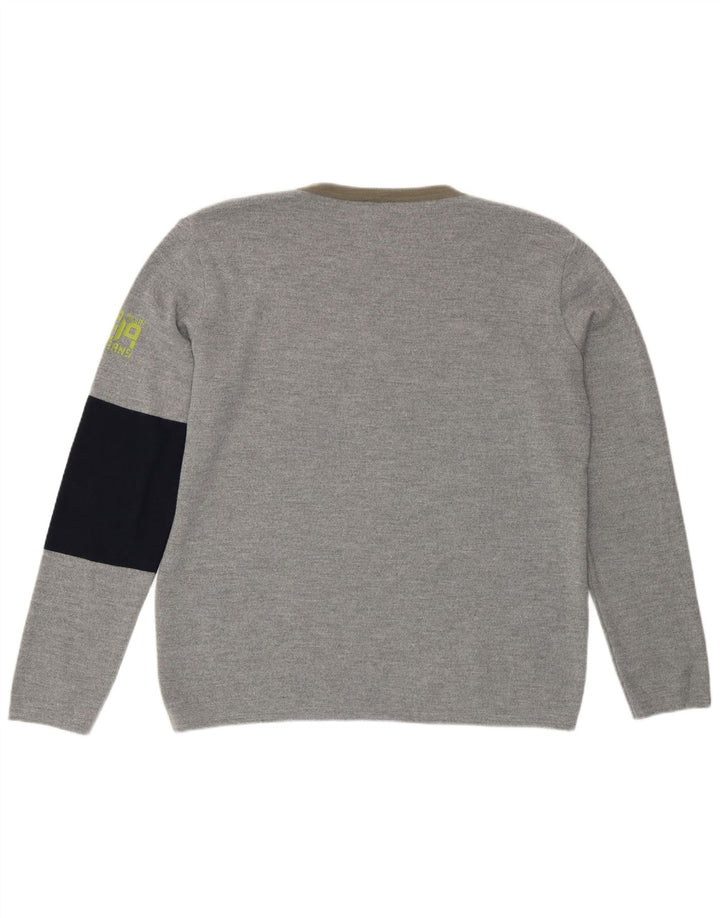 Ανδρικό πουλόβερ Calvin Klein Jeans Crew Jumper XL Grey Colourblock