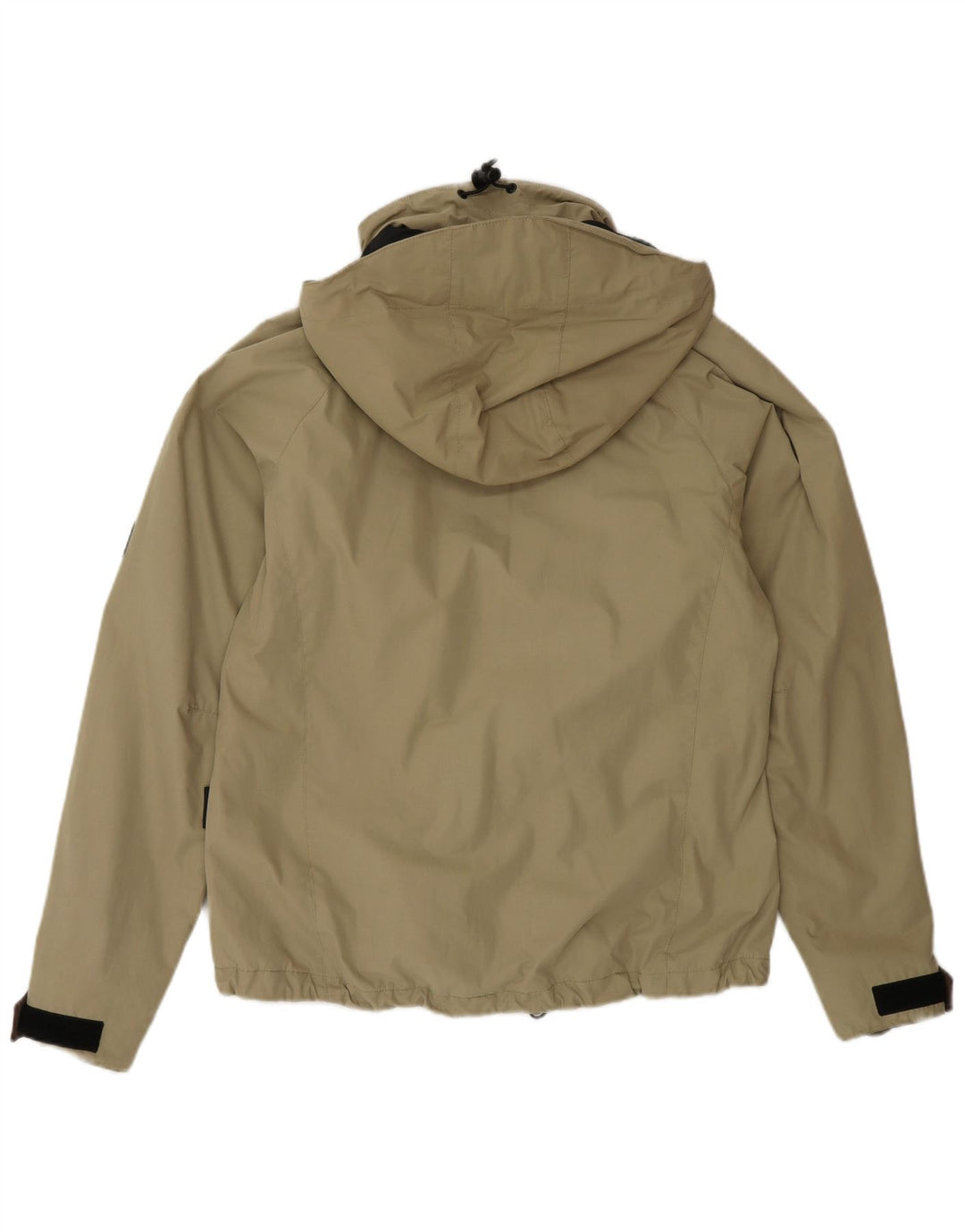 Jack Wolfskin Γυναικείο μπουφάν βροχής με κουκούλα UK 12 Medium Beige Polyester