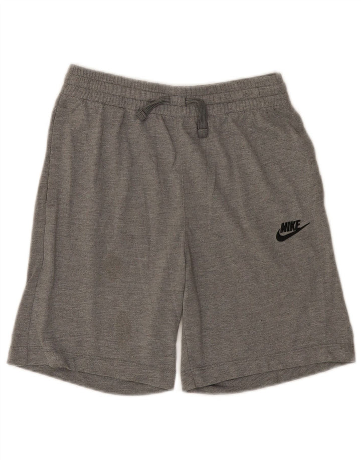 Αθλητικό σορτς Nike Boys Standard Fit 12-13 ετών, μεγάλο γκρι πολυεστέρα