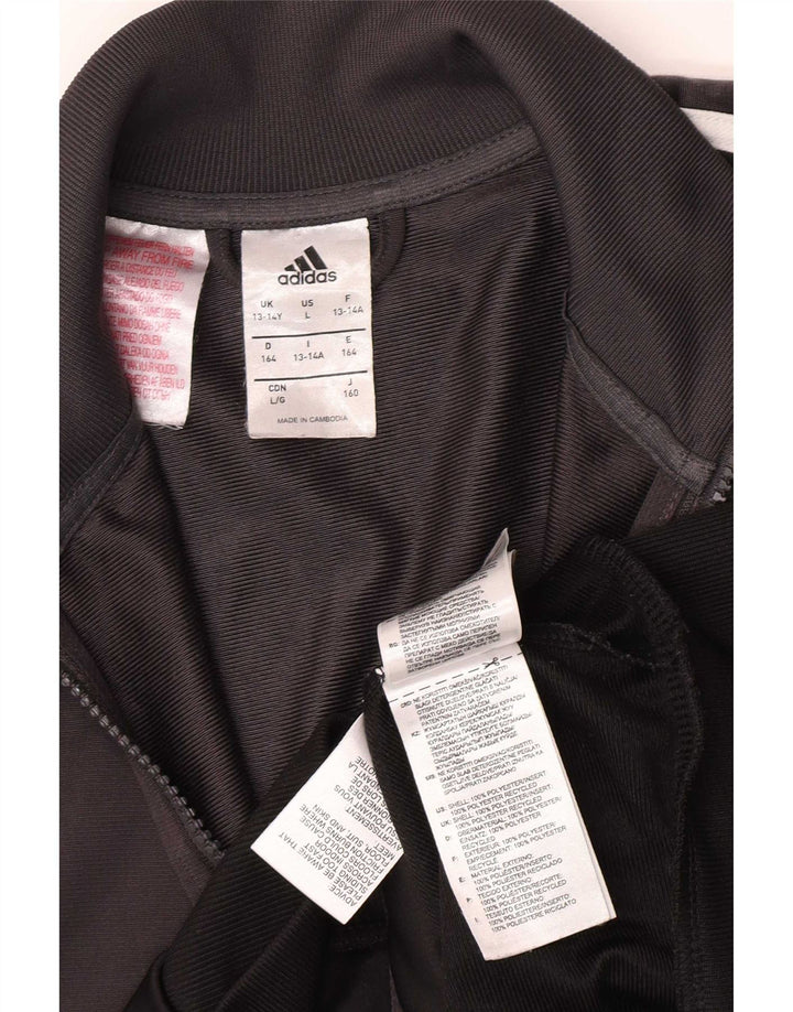 Adidas Boys αθλητική φόρμα 13-14 ετών γκρι πολυεστέρας