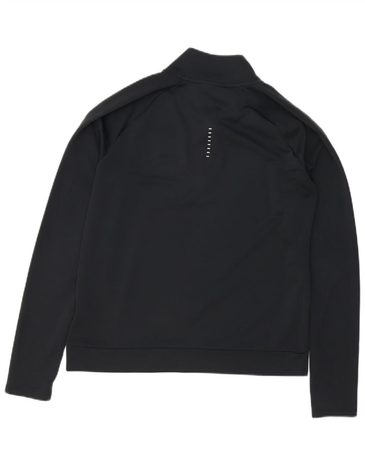 Γυναικεία φόρμα πουλόβερ με φερμουάρ NIKE Dri Fit Top 10 Small Black