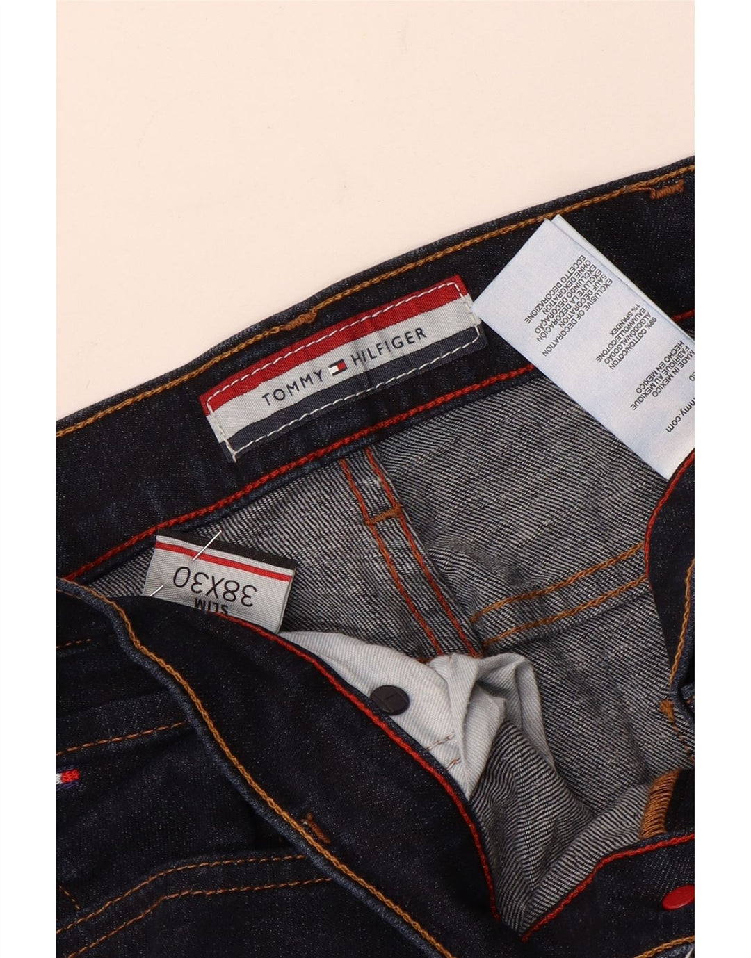 Tommy Hilfiger Ανδρικό Slim Jeans W38 L30 Navy Blue Cotton