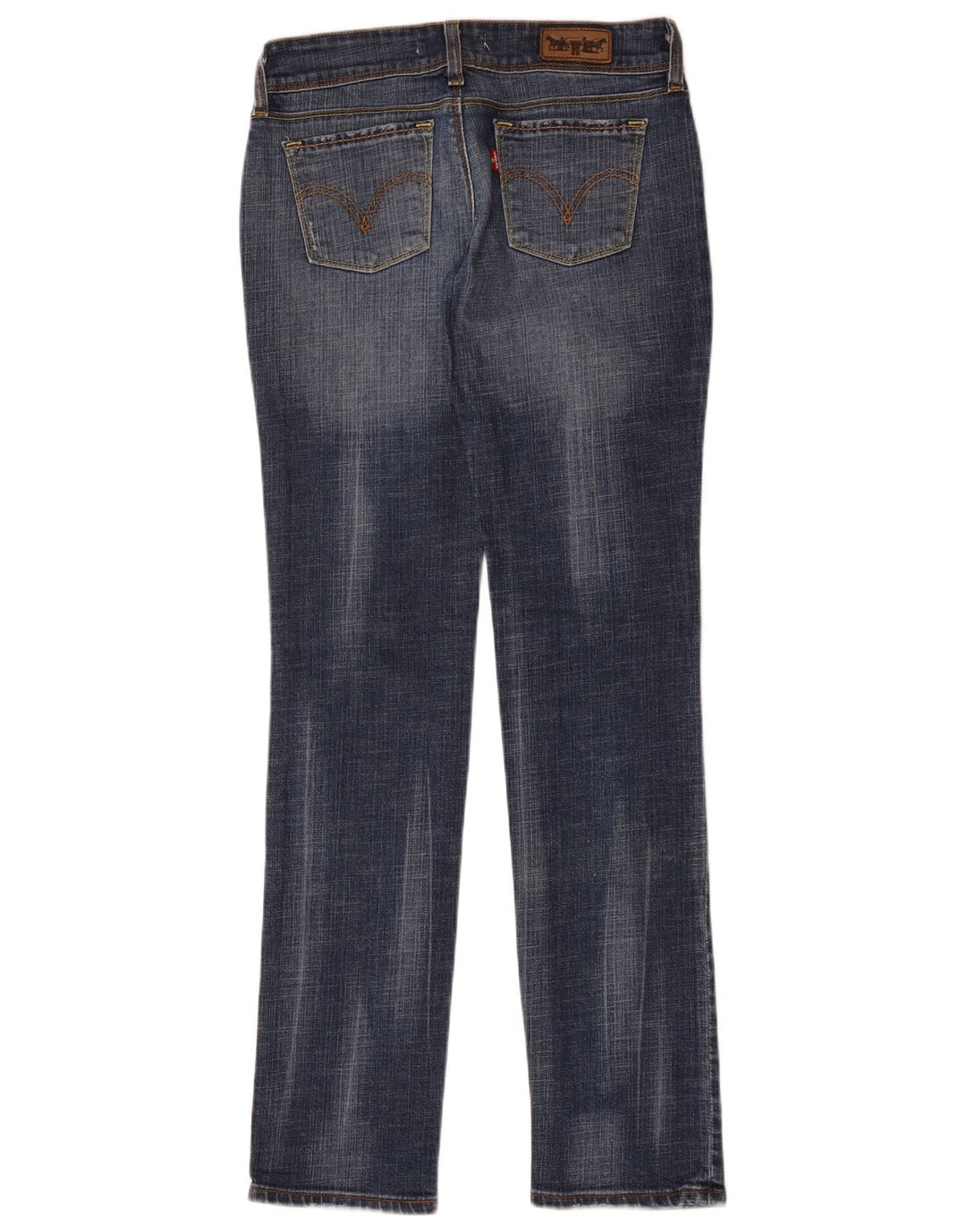 Levi's Womens 571 Slim Jeans W29 L34 Blue Cotton