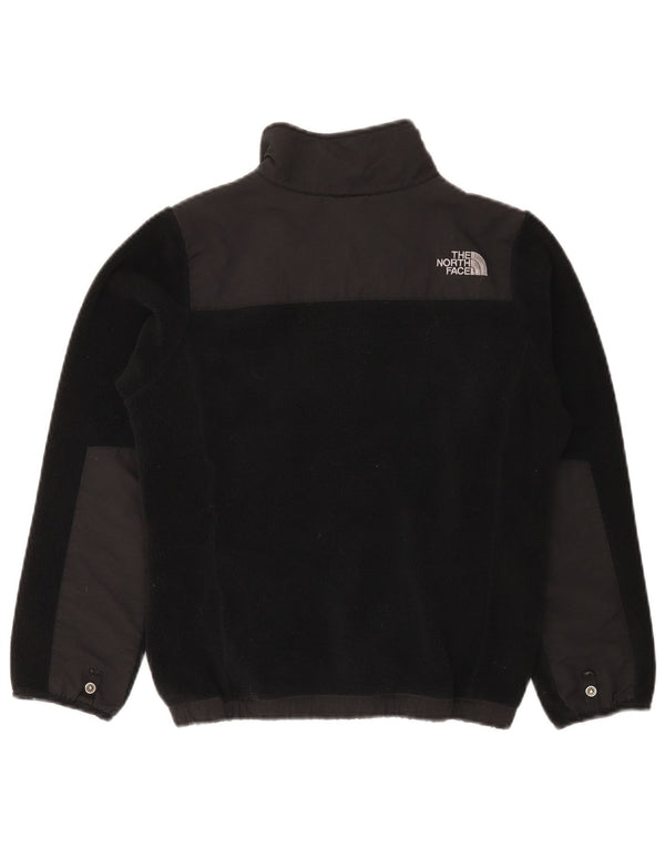 The North Face Boys Fleece Jacket 10-11 Years Medium Black Colourblock