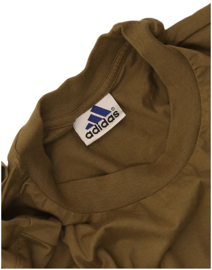Ανδρικό γραφικό T-Shirt Adidas Top Large Khaki