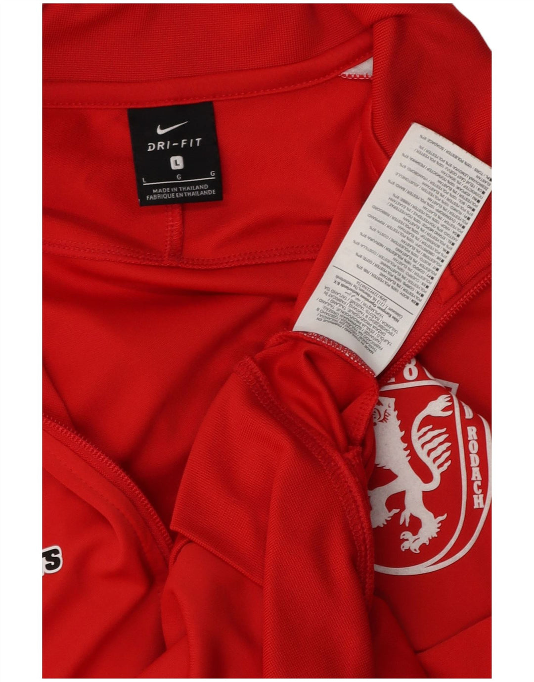 Ανδρική φόρμα γυμναστικής NIKE γραφική Dri Fit Μπουφάν με μεγάλο κόκκινο χρώμα