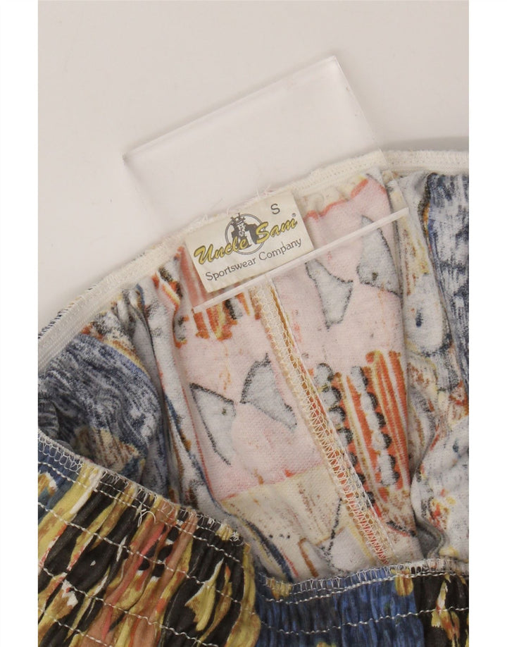 Uncle Sam Γυναικείο Ψηλόμεσο Παντελόνι Μικρό W27 L29 Βαμβακερό πολύχρωμο