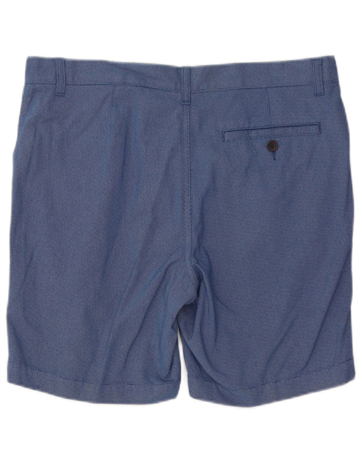 Ανδρικό σορτς Chino Marks & Spencer W34 μεγάλο μπλε βαμβακερό