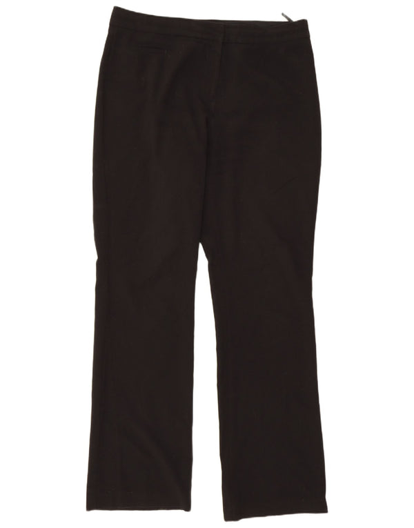 Marks & Spencer Γυναικείο ίσιο casual παντελόνι UK 12 Medium W32 L30 μαύρο
