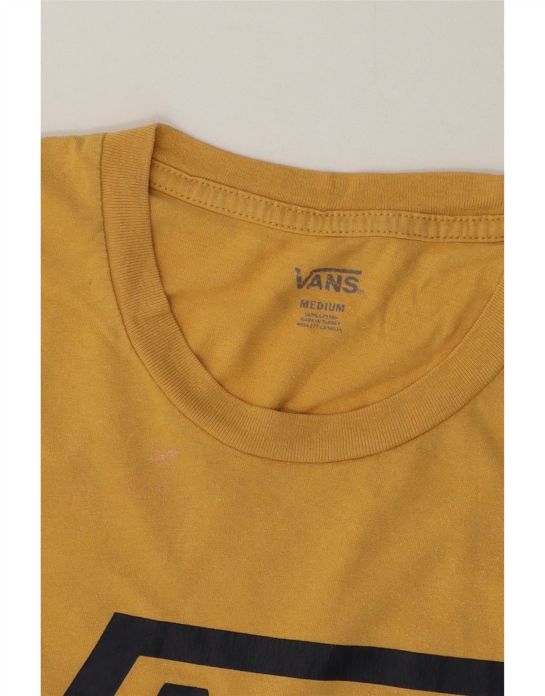 Ανδρικό γραφικό T-Shirt Vans Top Μεσαίο κίτρινο βαμβακερό