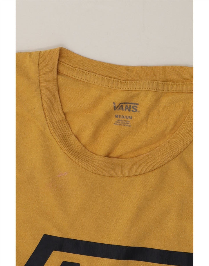 Ανδρικό γραφικό T-Shirt Vans Top Μεσαίο κίτρινο βαμβακερό