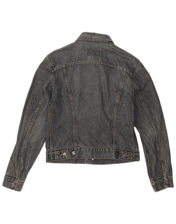 Γυναικείο τζιν μπουφάν Gas Crop UK 14 Medium Blue Cotton