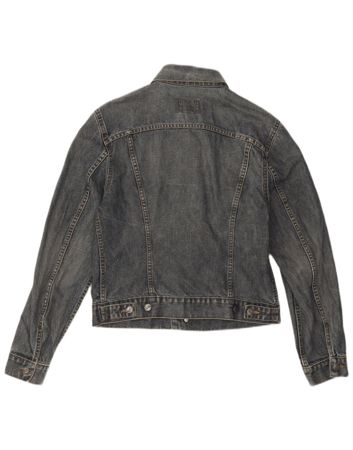 Γυναικείο τζιν μπουφάν Gas Crop UK 14 Medium Blue Cotton