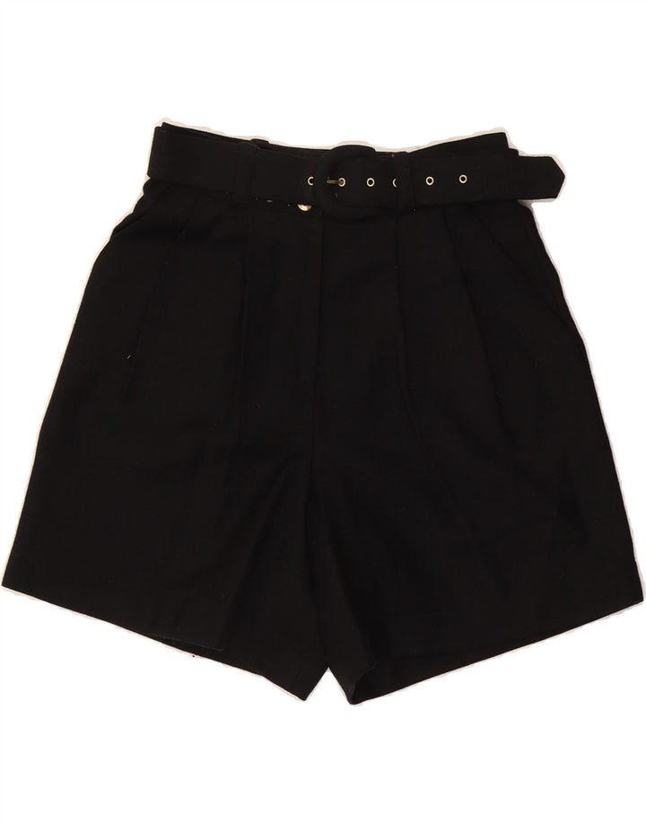 SWISH Womens Pegged Chino Shorts IT 42 Medium W26  Black Vintage Swish and Second-Hand Swish from Messina Hembry 