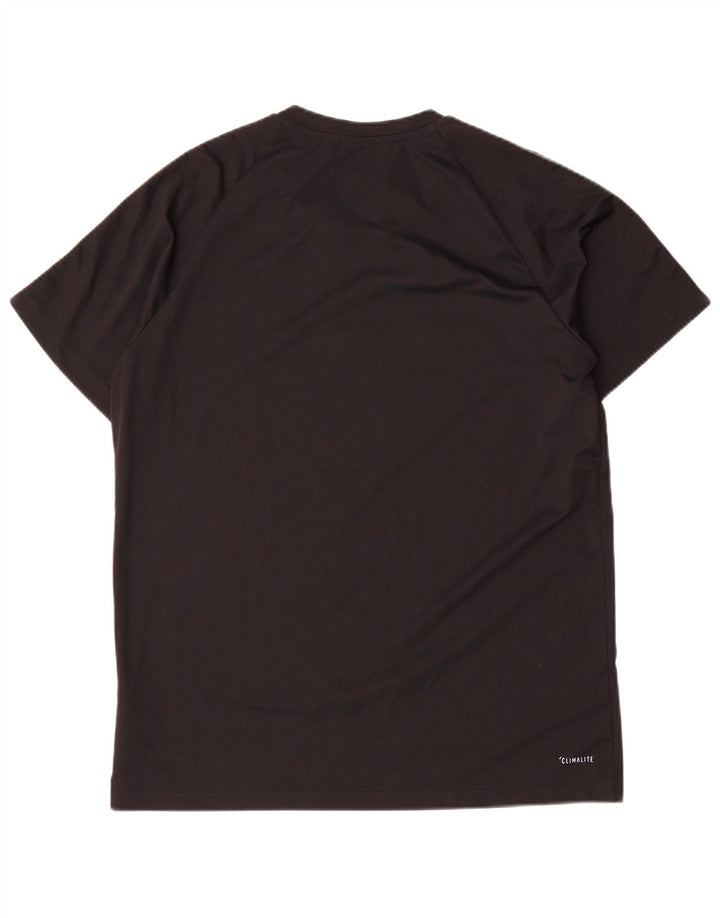 Adidas Ανδρικό T-Shirt Climalite Top Large Μαύρο Πολυεστέρας