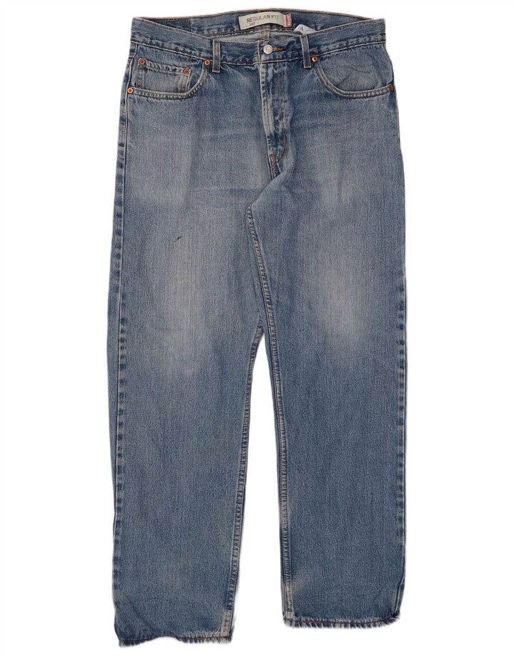 LEVI'S Ανδρικό τζιν 505 ίσιο W36 L30 Μπλε βαμβακερό